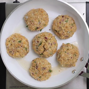 3.6K views | When you're looking for ways to use leftover quinoa, try these easy tasty vegetarian quinoa patties, served with an avocado yogurt dip - perfect appetizer! - RECIPE: https://feelgoodfoodie.net/recipe/quinoa-patties/ | Feel Good Foodie | Facebook