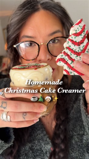 First Time Friday: the series where we come together each week to discover a new recipe! 📖 This week I made it up from a coffee I made last year that was SO GOOD it deserves to be batched & ready to go! RECIPE: • 1.5 cups milk of choice • 1 & 1/4 cups heavy cream • 1.5 Tsp @mccormickspice cake batter extract • 1/2 cup 2 Tbs @torani white chocolate sauce 2 options for use: 1. just give a mix until it’s all combined and use as a creamer and froth it when you feel like having cold foam 2. Froth it