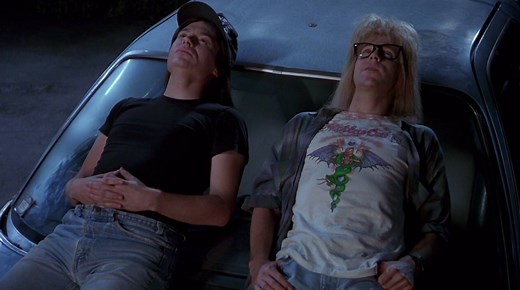"Did you ever find Bugs Bunny attractive when he put on a dress and played girl bunny?" http://j.mp/GetWaynesWorldAmznV | Wayne's World