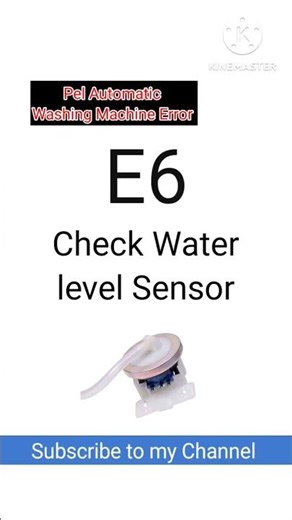 PEL Washing Machine E6 Error | E6 Error Full Solution