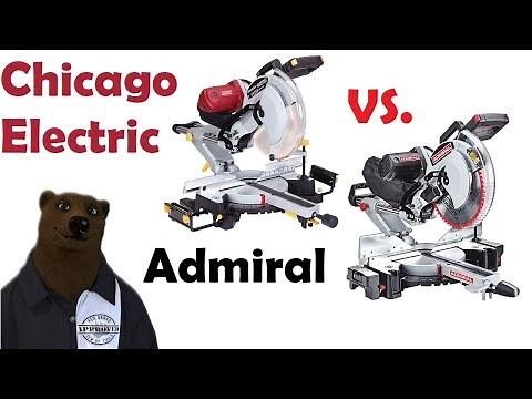 Chicago Electric vs Admiral 12" Sliding Miter Saw (Harbor Freight Buyer's Guide)