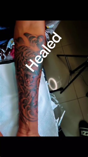 Healed. Colour in eyes and white highlights are Fresh.. Get Half Sleeves for R750 till the 11 February 2026... #innercircletattoos #verulam #foryoupage #tattoos #kzntiktok