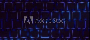 A mesmerizing pattern of glowing blue squares on a dark background, perfect for adding a modern touch to websites or graphic design projects