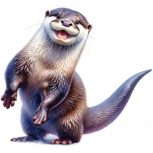 Adorable Otter Clipart Bundle | Wildlife Art, Commercial Use (digital Download) - Etsy
