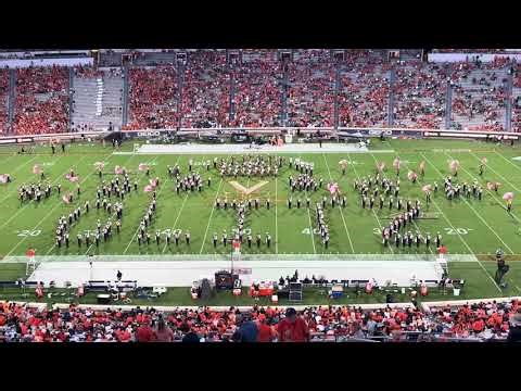 UVA Marching Band halftime show vs Coastal Carolina 8/30/2025