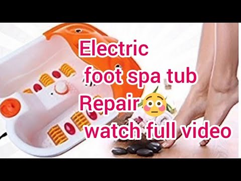 electric foot spa repair/my ems foot massager is not working/foot massage machine repair#reels #spa