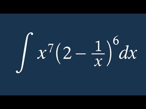 Integral of x⁷(2 - 1/x)⁶ 🧠 | Integration Using Substitution | Step-by-Step Calculus Tutorial