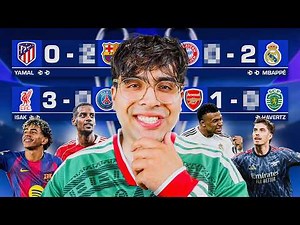 My *FINAL* Champions League Quarter-Final Predictions!