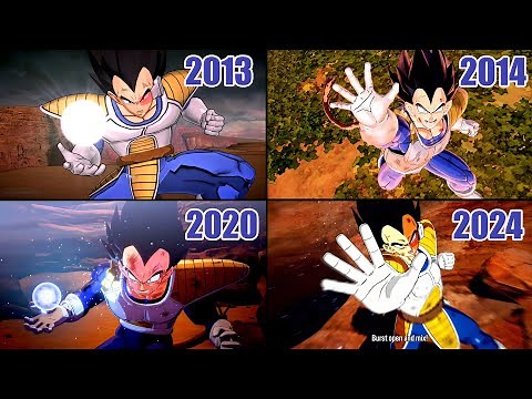 Vegeta's Great Ape transformations Cinematic Cutscene(2002-2024)