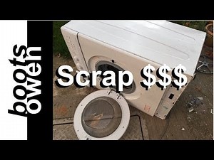 What to look for when scrapping a washing machine