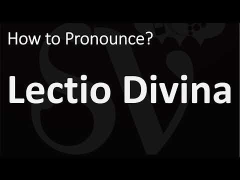 How to Pronounce Lectio Divina? (CORRECTLY)