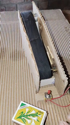 Escalator working model with cardboard & diy #tech #science