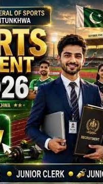 Directorate General of Sports Khyber Pakhtunkhwa Jobs 2026 | ETEA Online Apply