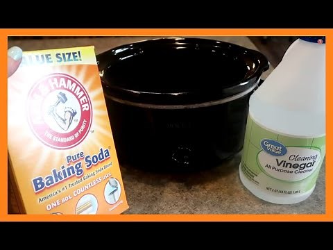 Make your Crock pot CLEAN ITSELF | Deep Clean slow cooker - HOW TO | Teach me How To Clean