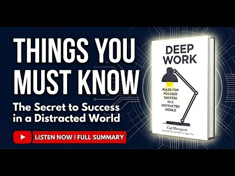 Deep Work Explained in 13 Minutes | Cal Newport | THE MORALE