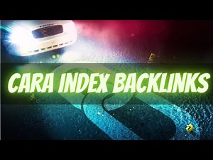 Cara Index backlink Dengan Blogspot