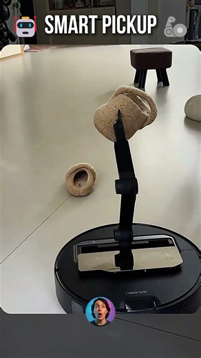 🤖 Robot vacuum with a robotic arm