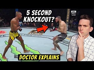 CRAZIEST Knockout at UFC 262 - Doctor Explains Edson Barboza *Rare* DELAYED Knockout