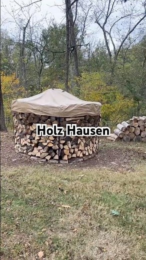 Holz Hausen aka Round Firewood Stacking