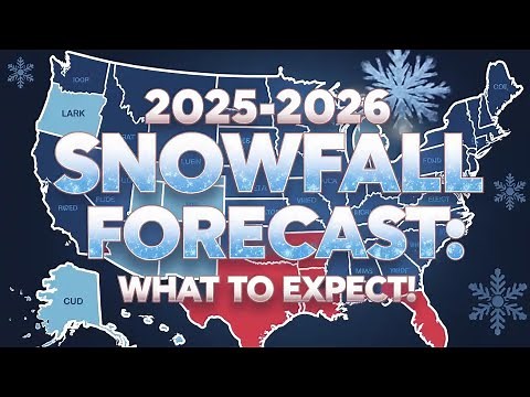 2025-2026 Snowfall Forecast: What to Expect!#SnowfallForecast #Winter2026 #USWeather