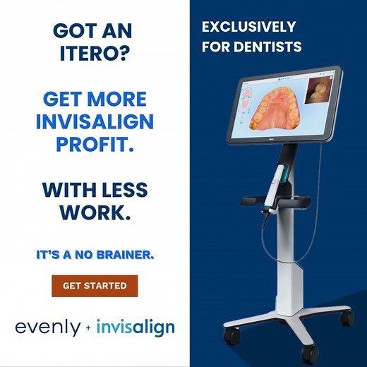 Have an iTero? Offer Invisalign? Not seeing the profit? Evenly handles the cases, so you earn more, without extra work. It’s a No Brainer. | Evenly | Facebook