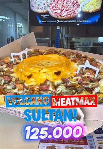 Sultan Volcano Meatmax Pizza di TikTok: Lezat dan Eksklusif!