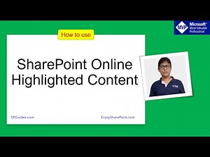 SharePoint Online Highlighted Content Web Part | Highlighted content web part in SharePoint Online