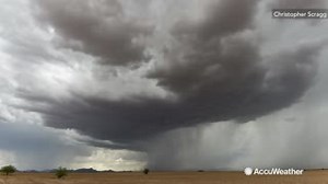 Check out this beautiful storm timelapse – including a “landspout” tornado – from storm chaser Chris Scragg Tuesday: http://ow.ly/t5j750wfxfO | AccuWeather
