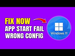 How To Fix Application Failed to Start Because Side By Side Configuration is Incorrect