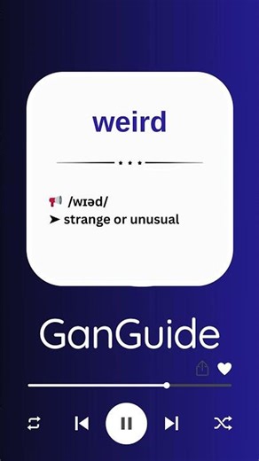 B2 English Word: WEIRD | Meaning & Pronunciation