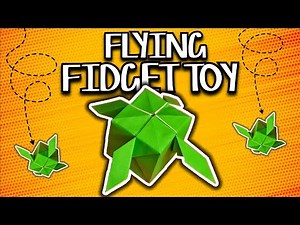 Origami Flying Fidget Toy | How To Make A Paper Flying Fidget Toy | World of Origami |