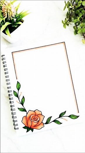 5 EASY BORDER DESIGNS / SCHOOL PROJECTS / ASSIGNMENTS / FRONT PAGE✨#shorts #art #drawing