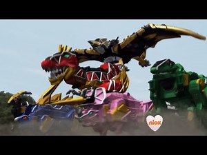 Dino Super Charge - Nightmare in Amber Beach - Summon the Zords | Power Rangers Official
