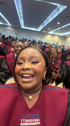 Had a date with Vice Chancellor 🕺❤️ #graduation #bob #makeup #fyp | botho university graduation