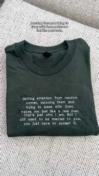 PT 102- embroidering the dumb sh*t men say to my friends on tshirts for them #embroidery #dsms