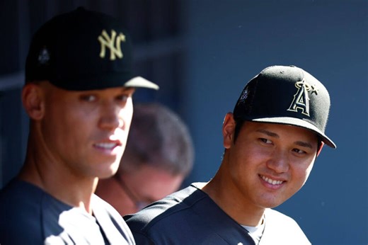 Unique Shohei Ohtani and Aaron Judge card that could challenge records heading to auction