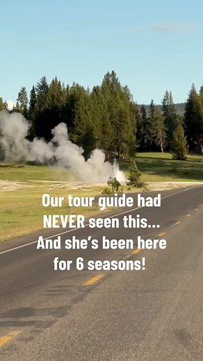 Incredible Yellowstone Geyser Discovery by Our Guide
