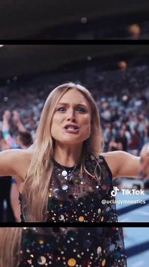 Competing with #pride and purpose to record a season-high team score of 198.150 Jan. 30 against Washington. ❤️🧡💛💚💙💜 #uclagymnastics #gymnastics