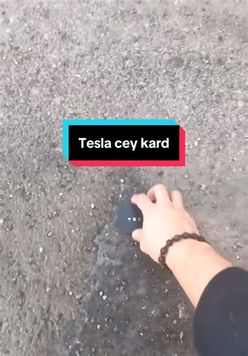 When You Find A Tesla Cey Kard 🥴 #tesla #teslacard #teslatok #teslakey #teslacheck