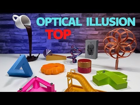 Best Optical Illusion Printed on a 3D Printer | Cool Timelapse Compilation