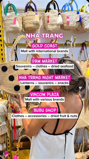 Sophie | 🌏 Southeast Asia Tips & Recommendations on Instagram: "Shopping addict? Here’s your ultimate Vietnam shopping bucket list — city by city, with must-visit markets, malls, and signature souvenirs you won’t want to miss: Hanoi: LOTTE CENTER - HANOI NIGHT MARKET - DONG XUAN MARKET - TRANG TIỀN PLAZA - HANG DA MARKET - OLD QUARTER BOUTIQUES - VINCOM CENTER Signature buys: Silk products – lacquerware & ceramics – coffee & tea – handmade notebooks & art prints Saigon : BEN THÀNH MARKET - BINH