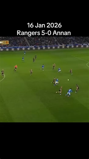 Rangers Dominate Annan in 5-0 Match Victory