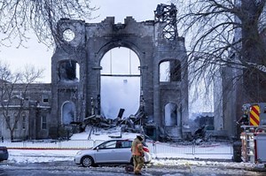 Major fire ravages historic St-Paul church