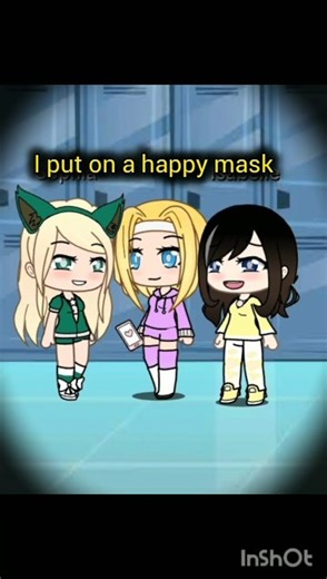 smiling on the outside, dying inside❤️‍🩹 #gacha #gachatrend #gachalife #shorts #fyp