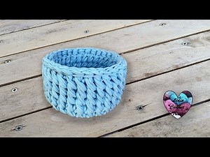 Corbeille TrapiXL Tourbillon Crochet "Lidia Crochet Tricot"