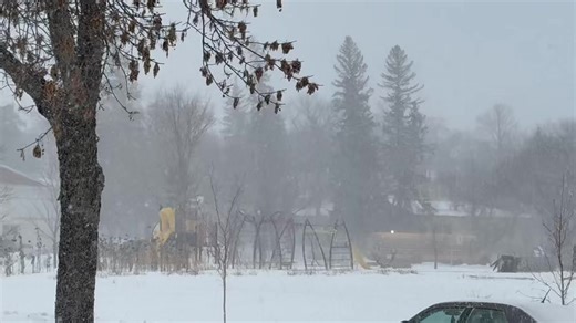Heavy snow in Brandon, Manitoba at 9:30am ❄️ ⛄️ #MBStorm #MBwx #bdnmb #AlbertaClipper #Snow #Manitoba #Beautiful #StaySafe -Justin. 🤓 | The Weather Centre of Manitoba