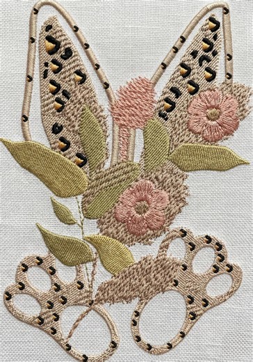 Wild Easter Bunny Embroidery Pattern, Rustic Easter Files for Machine Embroidery, Easter Sweatshirts & Hoodies - Etsy