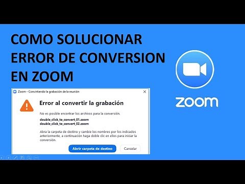 Error de Conversion Zoom