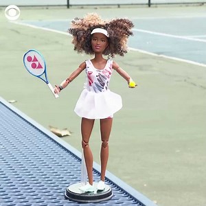 37K views · 417 reactions | Barbie launched a Naomi Osaka doll on Monday. Osaka, who has won four Grand Slam titles, pulled out of the French Open in May before the second round, saying she has "huge waves of anxiety" before speaking to the media. | CBS News | Facebook