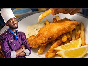 EASY HOMEMADE HALIBUT FISH & CHIPS RECIPE… THE FIRST BITE WAS INSANE 🤯